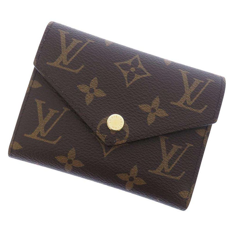 ルイヴィトン 三つ折り財布 モノグラム ポルトフォイユ・ヴィクトリーヌ M62360 LOUIS VUITTON ローズ・バレリーヌ