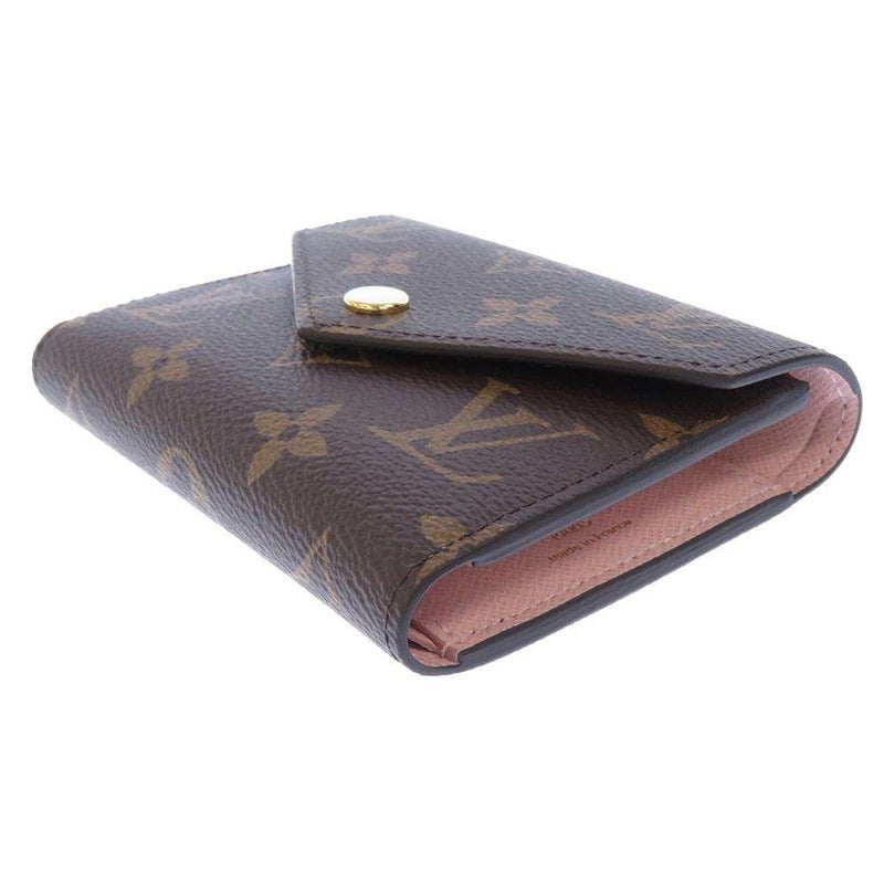 ルイヴィトン 三つ折り財布 モノグラム ポルトフォイユ・ヴィクトリーヌ M62360 LOUIS VUITTON ローズ・バレリーヌ