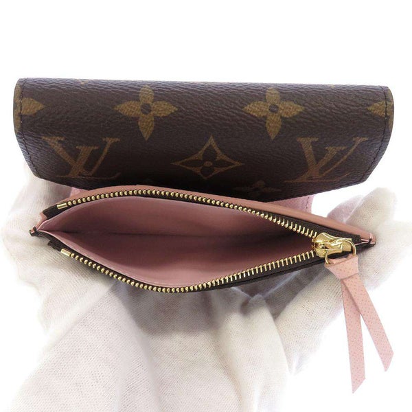 ルイヴィトン 三つ折り財布 モノグラム ポルトフォイユ・ヴィクトリーヌ M62360 LOUIS VUITTON ローズ・バレリーヌ