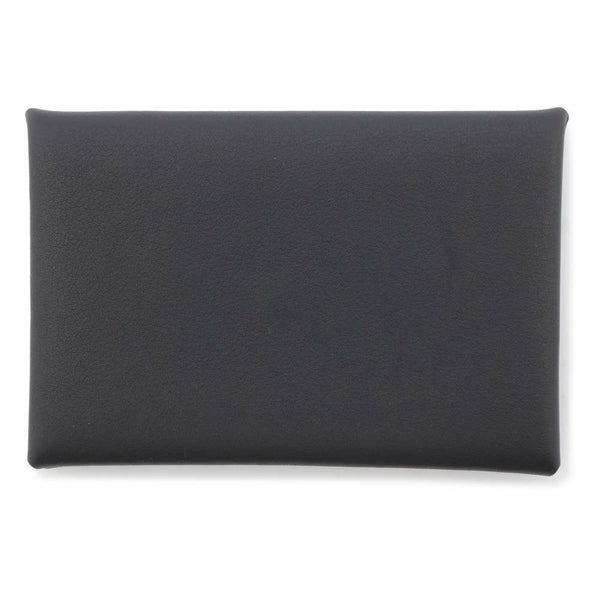 エルメス カードケース カルヴィ シャーク&マーメイド ブルーインディゴ/ジョーヌナプル スイフト D刻印