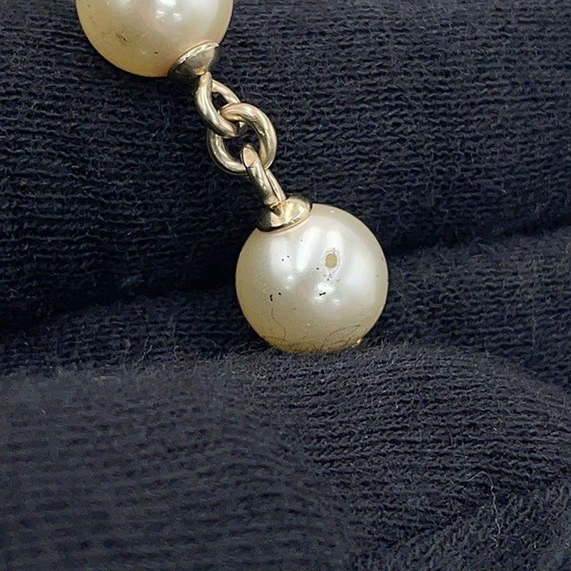 シャネル ネックレス ココマーク フェイクパール ロングネックレス A15C CHANEL アクセサリー