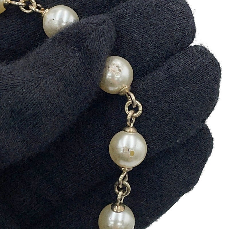 シャネル ネックレス ココマーク フェイクパール ロングネックレス A15C CHANEL アクセサリー