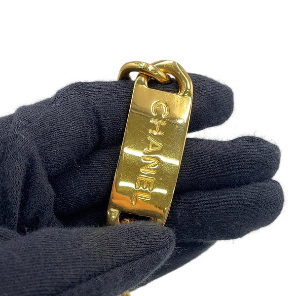 シャネル チェーンベルト ココマーク コインモチーフ ロゴプレート メタル CHANEL