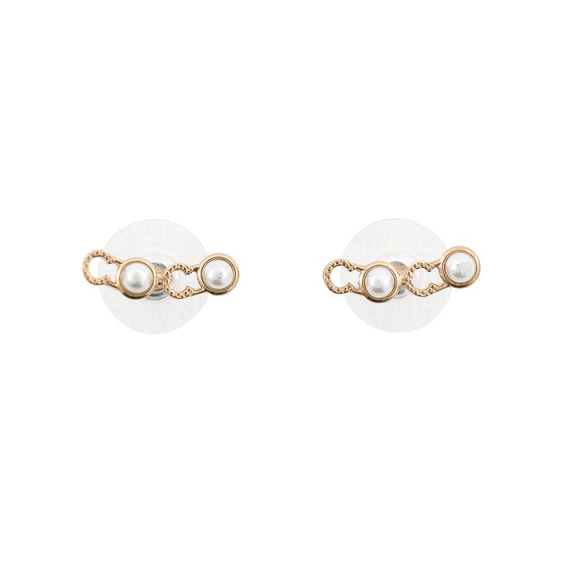 シャネル ピアス COCOロゴ フェイクパール A17P CHANEL アクセサリー