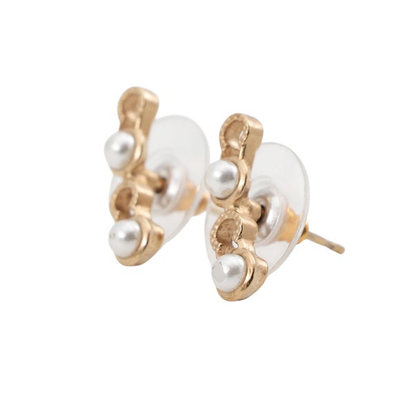 シャネル ピアス COCOロゴ フェイクパール A17P CHANEL アクセサリー