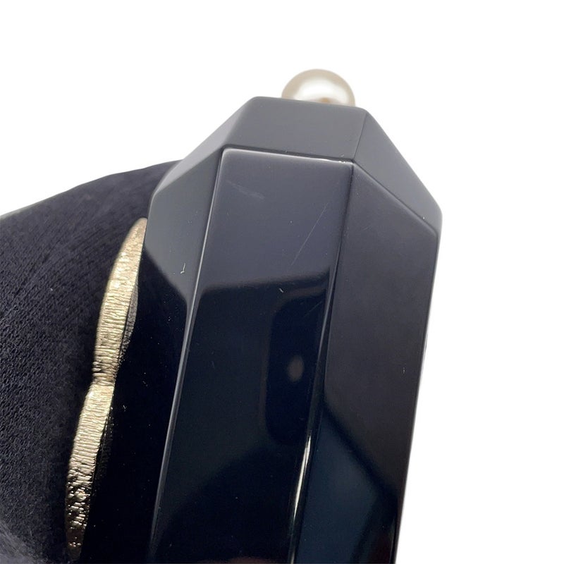 シャネル AirPods Proケース デカココ ラインストーン フェイクパール B21A AB6425 CHANEL イヤホンケース 黒