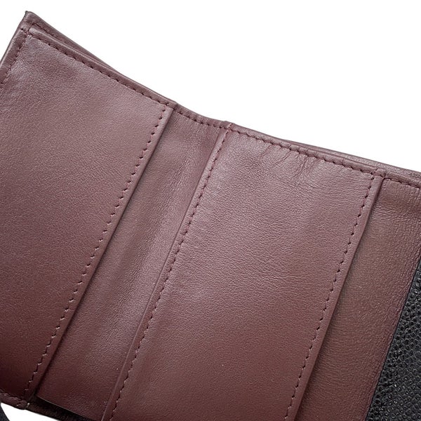 シャネル 三つ折り財布 マトラッセ ココマーク クラシック スモール フラップ ウォレット キャビアスキン AP0230 CHANEL 財布 黒