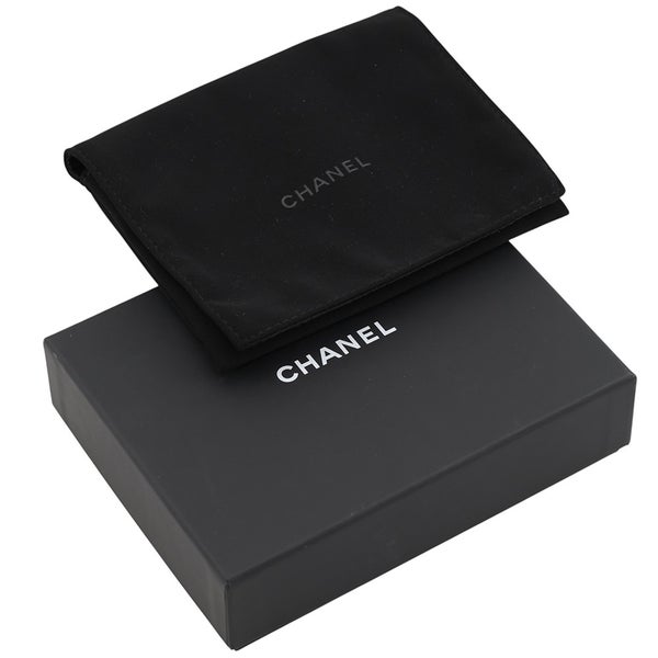 シャネル 三つ折り財布 マトラッセ ココマーク クラシック スモール フラップ ウォレット キャビアスキン AP0230 CHANEL 財布 黒