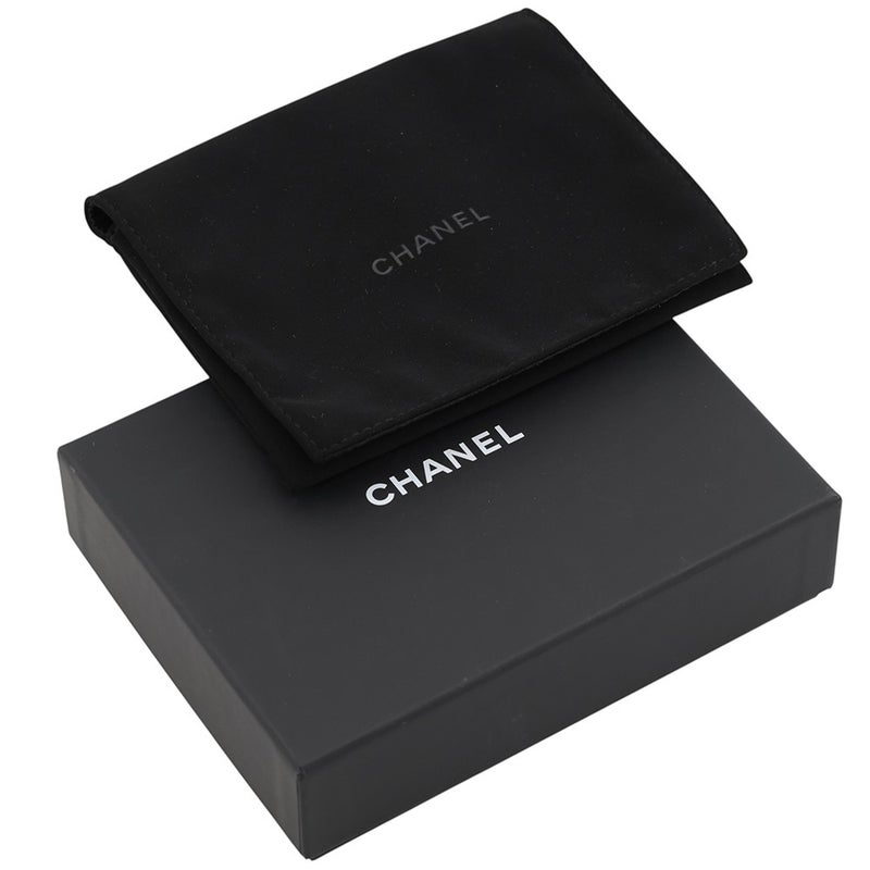 シャネル 三つ折り財布 マトラッセ ココマーク クラシック スモール フラップ ウォレット キャビアスキン AP0230 CHANEL 財布 黒