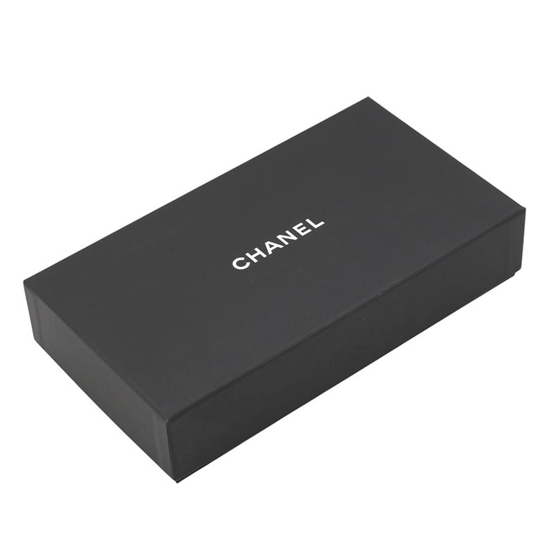 シャネル 長財布 クラシック ロング フラップ ウォレット マトラッセ ココマーク キャビアスキン AP0241 CHANEL 黒