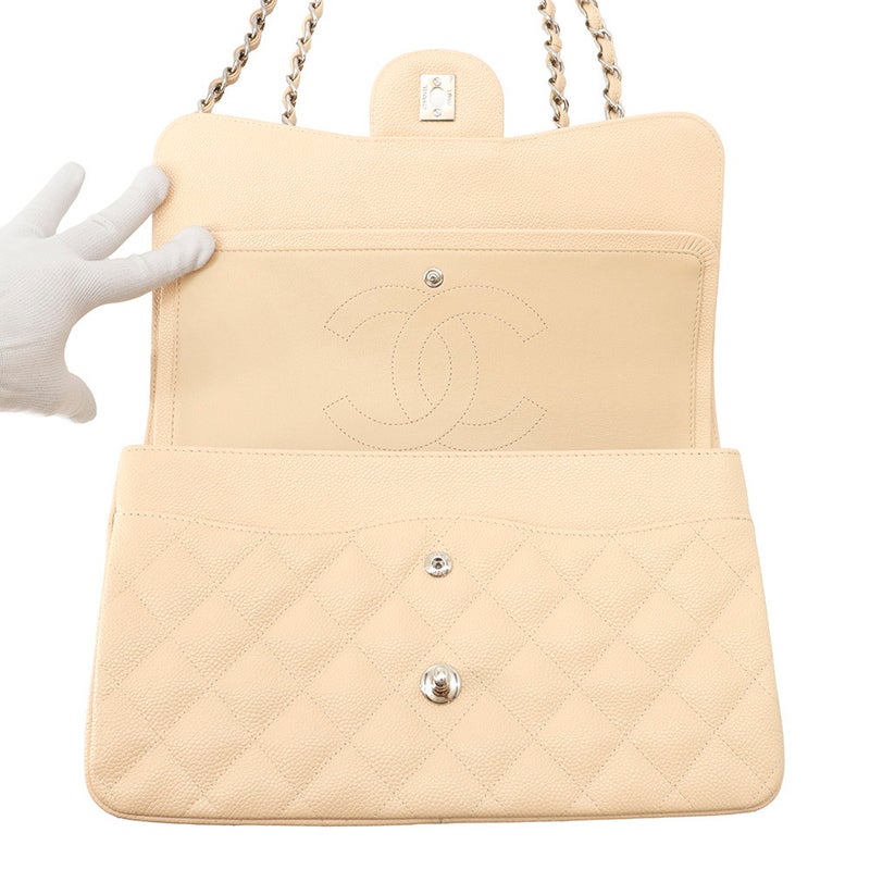 シャネル チェーンショルダーバッグ マトラッセ30 ココマーク キャビアスキン A58600 CHANEL デカマト