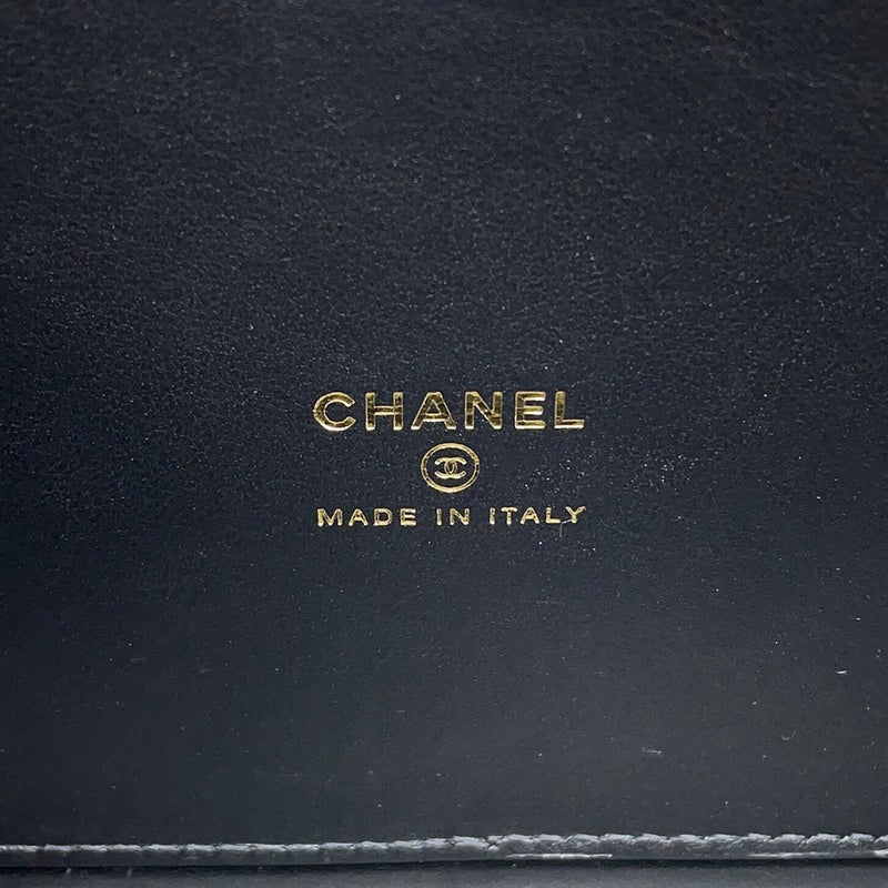 シャネル チェーンショルダーバッグ マトラッセ ココマーク キャビアスキン AP4438 CHANEL 黒
