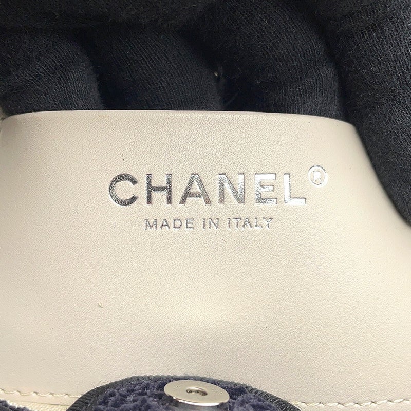 シャネル トートバッグ ドーヴィル ロゴ キャンバス/レザー CHANEL バッグ 2wayショルダーバッグ 黒