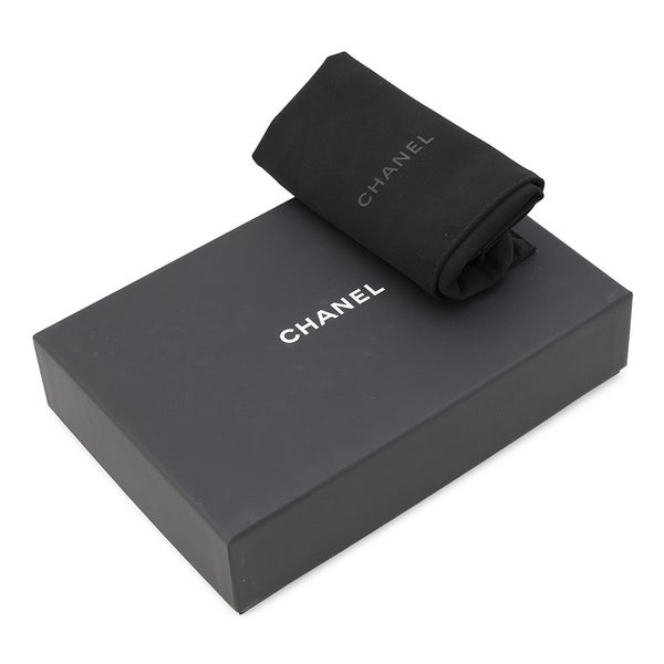 シャネル チェーンウォレット クラシック マトラッセ ココマーク キャビアスキン AP0250 CHANEL 財布 ブラック 黒
