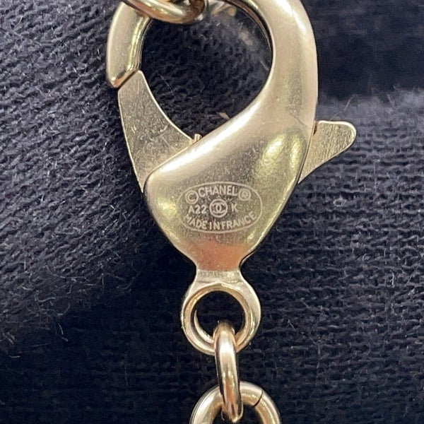 シャネル ネックレス ココマーク ラインストーン ラウンド コイン A22 K CHANEL アクセサリー