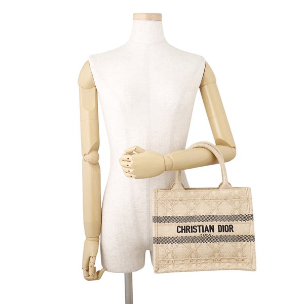 クリスチャン・ディオール トートバッグ カナージュ ブックトート スモール ラフィア M1265ZSQD Christian Dior