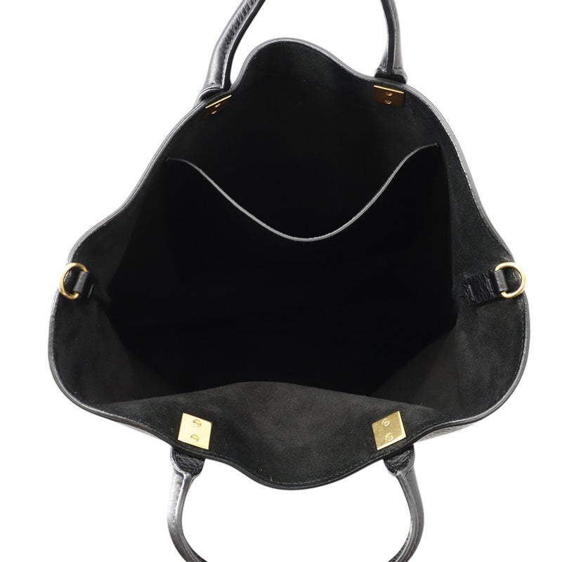 ヴァレンティノ・ガラヴァーニ トートバッグ ロゴ スタッズ レザー VALENTINO ２wayショルダー 黒