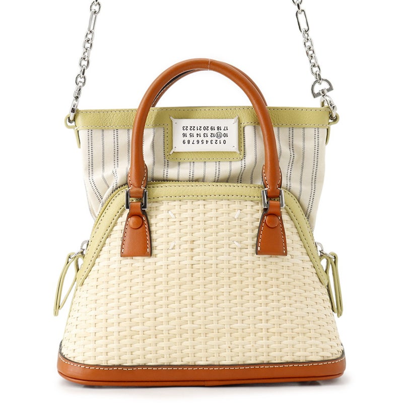 メゾンマルジェラ ハンドバッグ 5AC クラシック マイクロ ラフィア SB1WG0031 Maison Margiela 2WAY