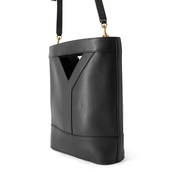 サンローランパリ ハンドバッグ Yバケット カーフレザー 808224 SAINT LAURENT PARIS 2way 黒