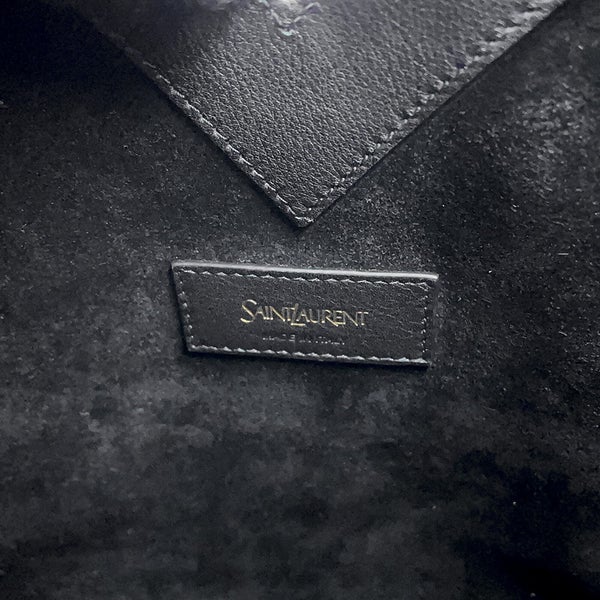 サンローランパリ ハンドバッグ Yバケット カーフレザー 808224 SAINT LAURENT PARIS 2way 黒