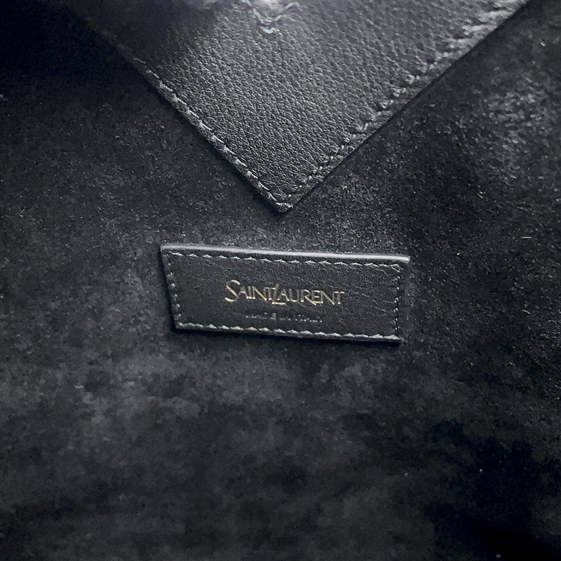 サンローランパリ ハンドバッグ Yバケット カーフレザー 808224 SAINT LAURENT PARIS 2way 黒