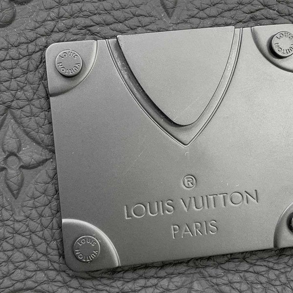 ルイヴィトン ショルダーバッグ モノグラム トリヨンレザー Sロック・メッセンジャー M58489 黒 ブラック LOUIS VUITTON