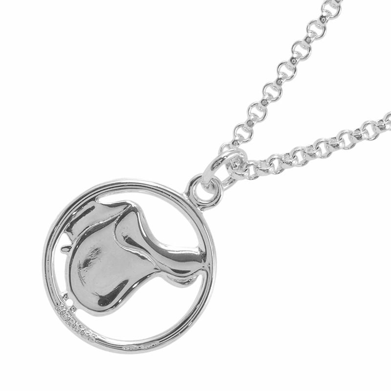 エルメス ネックレス サドルモチーフ SV925シルバー HERMES ジュエリー