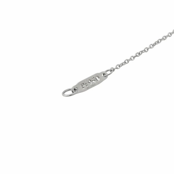 ティファニー ネックレス ペーパーフラワー パヴェ ダイヤモンド 0.26ct Pt950プラチナ Tiffany&Co. クローバーモチーフ