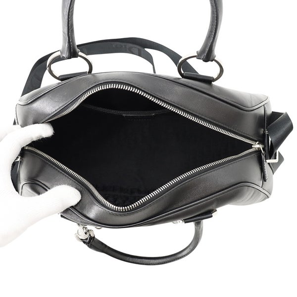 クリスチャン・ディオール ハンドバッグ ハードコア ラインストーン Christian Dior ２wayショルダー 黒