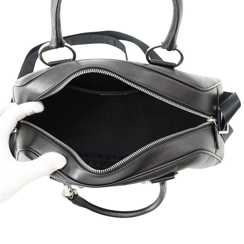 クリスチャン・ディオール ハンドバッグ ハードコア ラインストーン Christian Dior ２wayショルダー 黒
