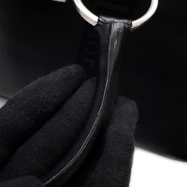 クリスチャン・ディオール ハンドバッグ ハードコア ラインストーン Christian Dior ２wayショルダー 黒