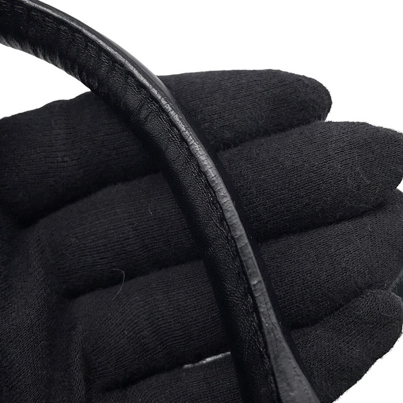 クリスチャン・ディオール ハンドバッグ ハードコア ラインストーン Christian Dior ２wayショルダー 黒