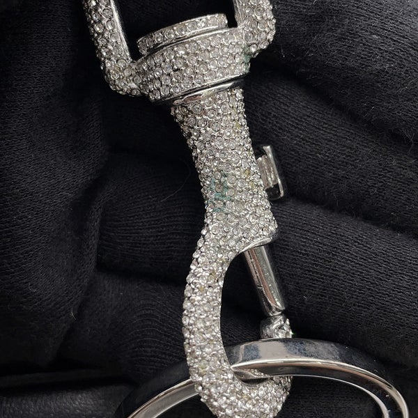 クリスチャン・ディオール ハンドバッグ ハードコア ラインストーン Christian Dior ２wayショルダー 黒