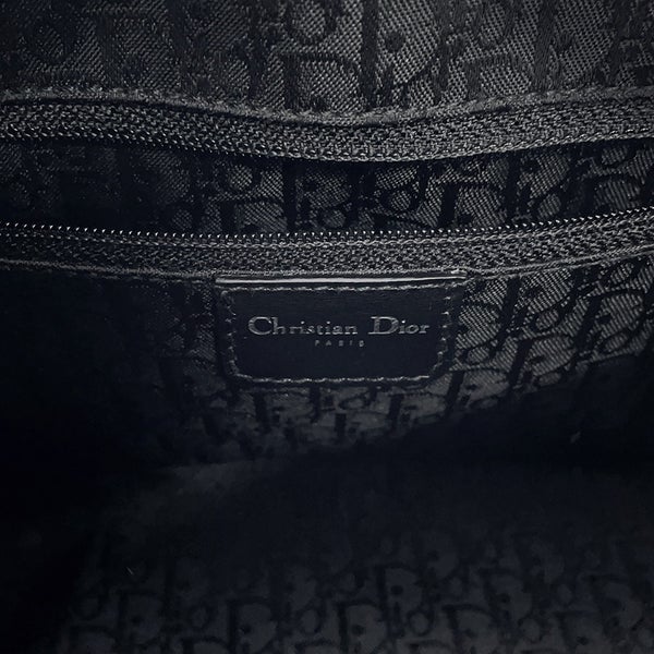 クリスチャン・ディオール ハンドバッグ ハードコア ラインストーン Christian Dior ２wayショルダー 黒