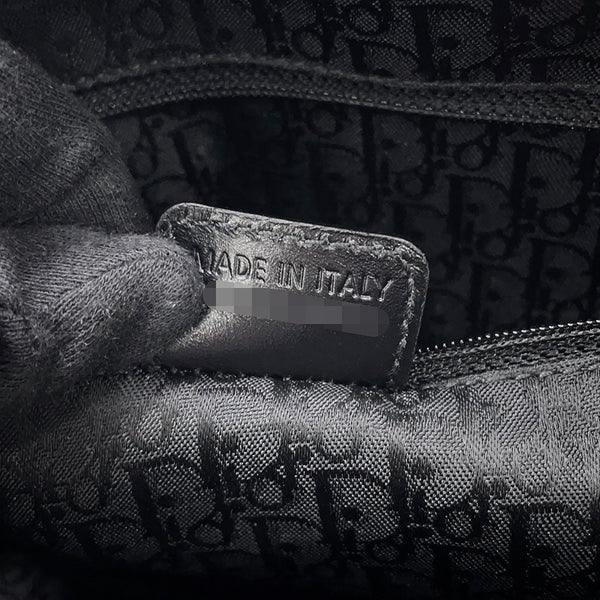 クリスチャン・ディオール ハンドバッグ ハードコア ラインストーン Christian Dior ２wayショルダー 黒