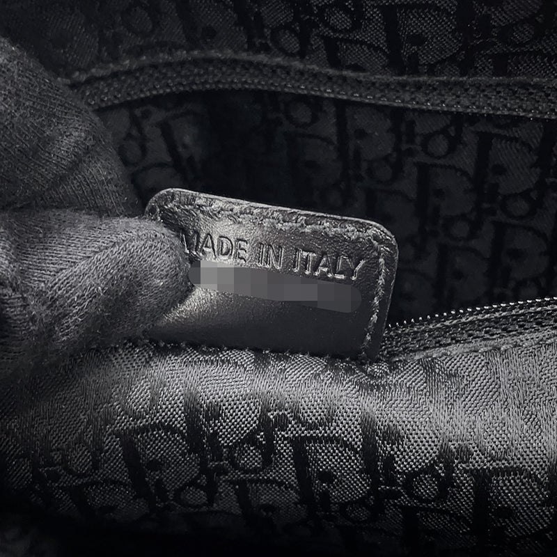 クリスチャン・ディオール ハンドバッグ ハードコア ラインストーン Christian Dior ２wayショルダー 黒