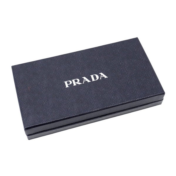 プラダ 長財布 サフィアーノ トライアングル ロゴ 1ML506 PRADA 財布 黒