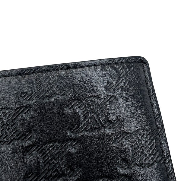 セリーヌ クラッチバッグ トリオンフ カーフスキン 10N823FQD CELINE バッグ メンズ 黒