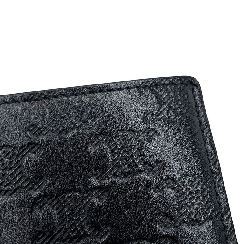 セリーヌ クラッチバッグ トリオンフ カーフスキン 10N823FQD CELINE バッグ メンズ 黒