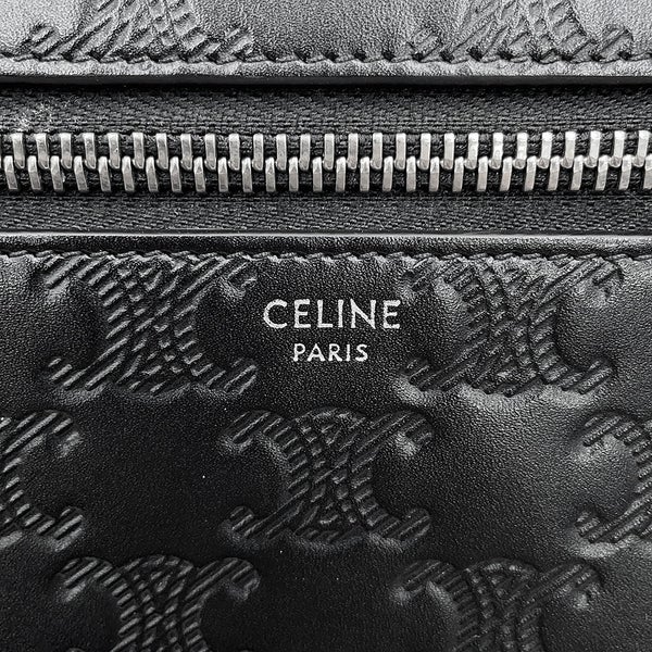 セリーヌ クラッチバッグ トリオンフ カーフスキン 10N823FQD CELINE バッグ メンズ 黒