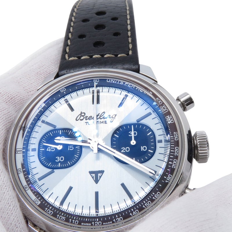 ブライトリング トップタイム B01 トライアンフ AB0176 BREITLING 腕時計 アイスブルー文字盤