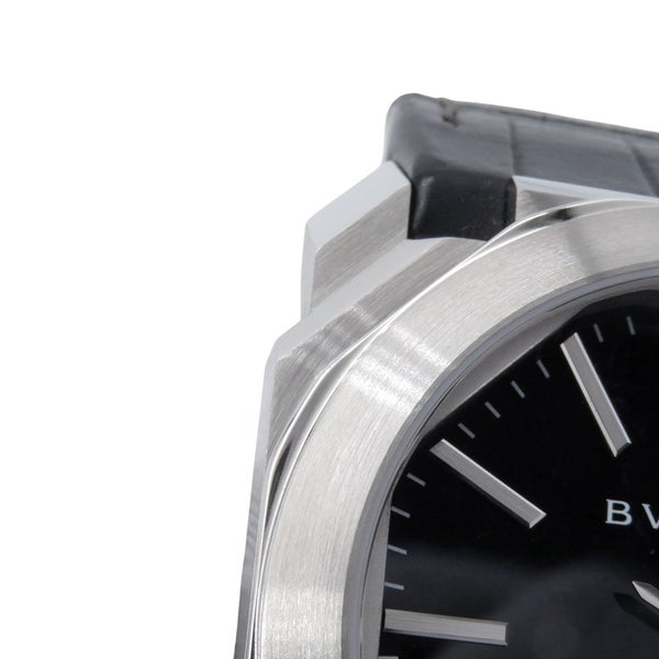 ブルガリ オクト ソロテンポ デイト BGO38S BVLGARI 腕時計 黒文字盤