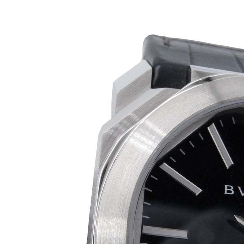 ブルガリ オクト ソロテンポ デイト BGO38S BVLGARI 腕時計 黒文字盤