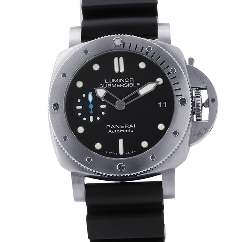 パネライ ルミノール 1950 サブマーシブル 3デイズ アッチャイオ U番 PAM00682 PANERAI 腕時計 メンズ 黒文字盤