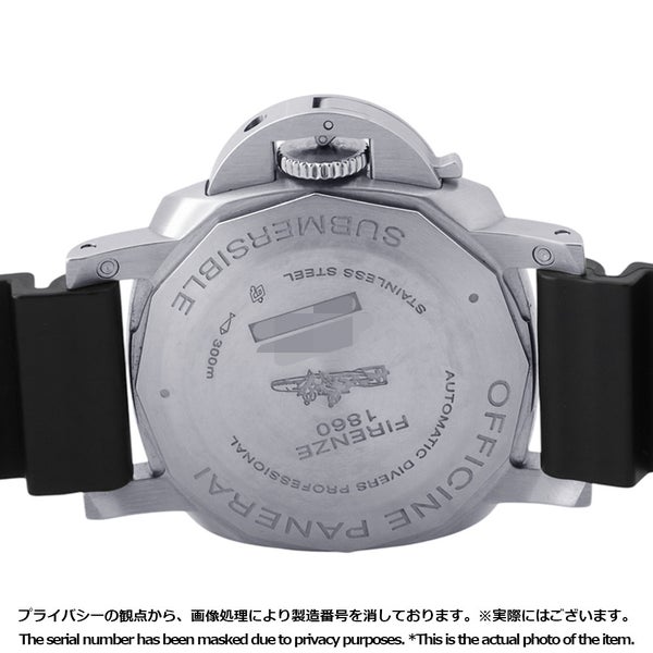 パネライ ルミノール 1950 サブマーシブル 3デイズ アッチャイオ U番 PAM00682 PANERAI 腕時計 メンズ 黒文字盤