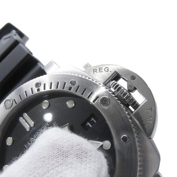 パネライ ルミノール 1950 サブマーシブル 3デイズ アッチャイオ U番 PAM00682 PANERAI 腕時計 メンズ 黒文字盤
