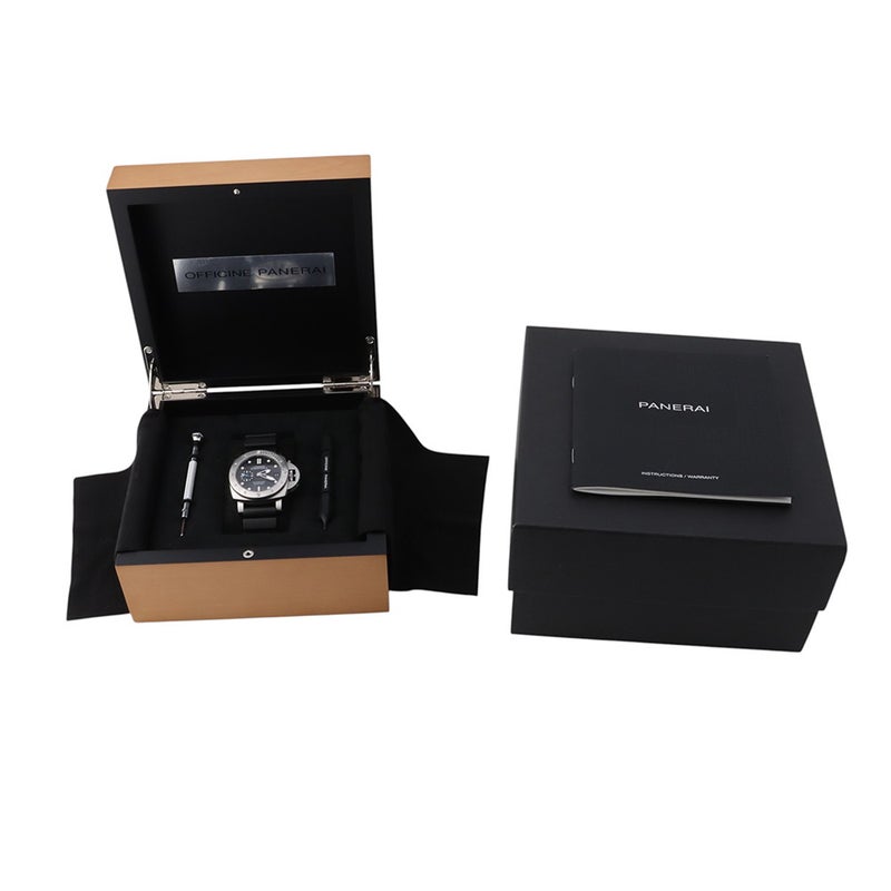 パネライ ルミノール 1950 サブマーシブル 3デイズ アッチャイオ U番 PAM00682 PANERAI 腕時計 メンズ 黒文字盤