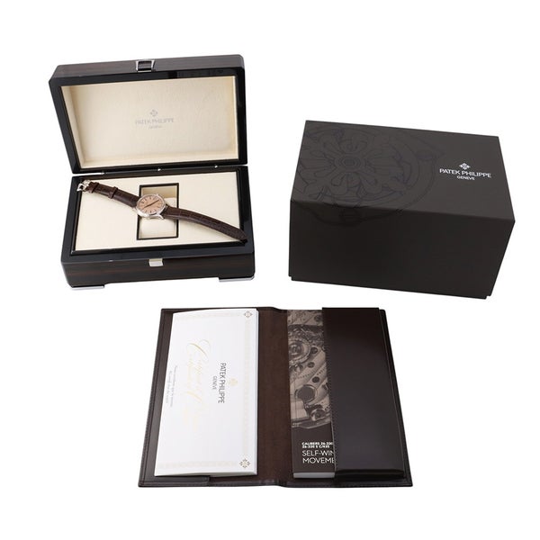 パテックフィリップ カラトラバ 5227G-015 PATEK PHILIPPE 腕時計 ローズゴールドオパーリン文字盤