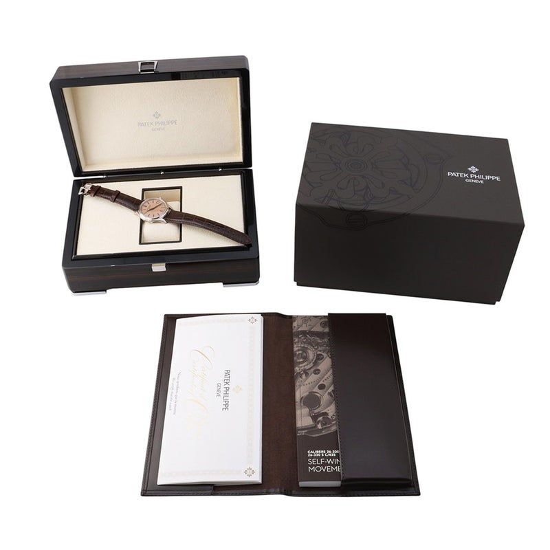 パテックフィリップ カラトラバ 5227G-015 PATEK PHILIPPE 腕時計 ローズゴールドオパーリン文字盤