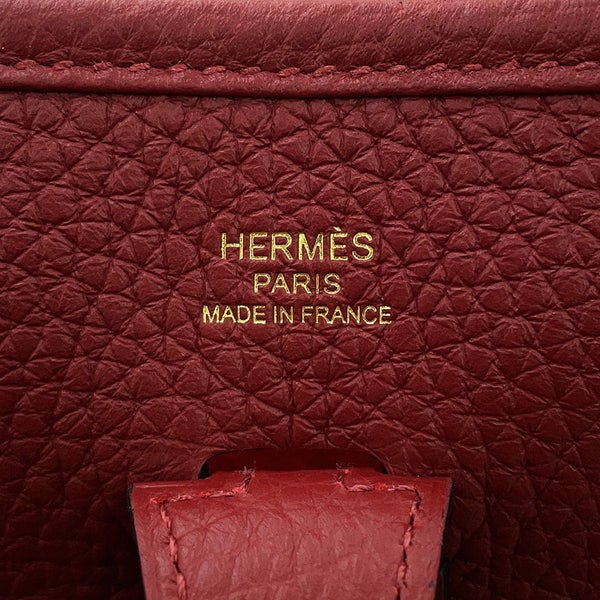エルメス ショルダーバッグ エブリン3 23 ルージュアッシュ/ゴールド金具 トリヨンクレマンス G刻印 HERMES